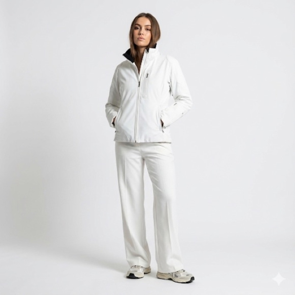 Descente Women Ski Jacket Heat Navi Insulated White US 8